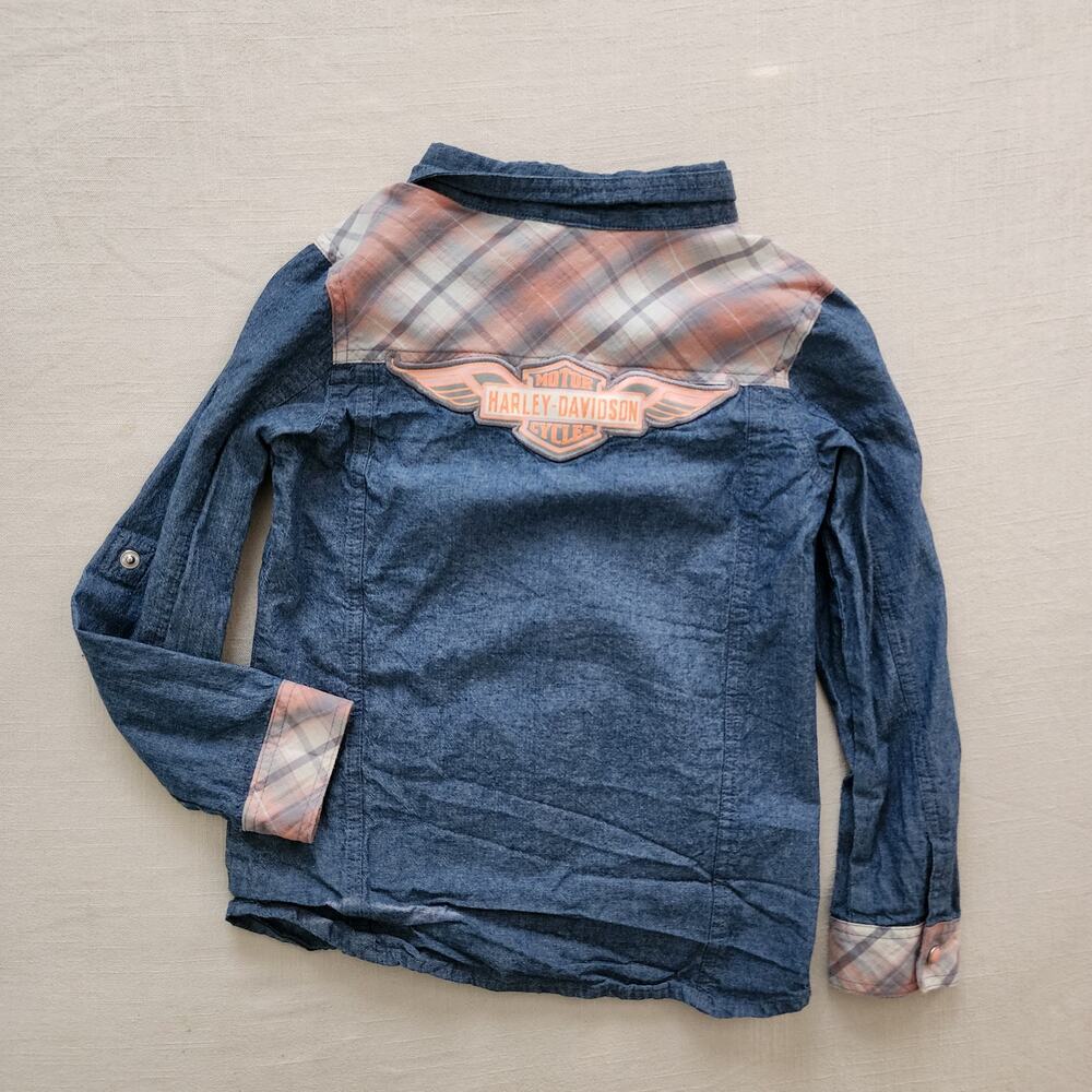 Harley Davidson Buttondown Shirt kids 6